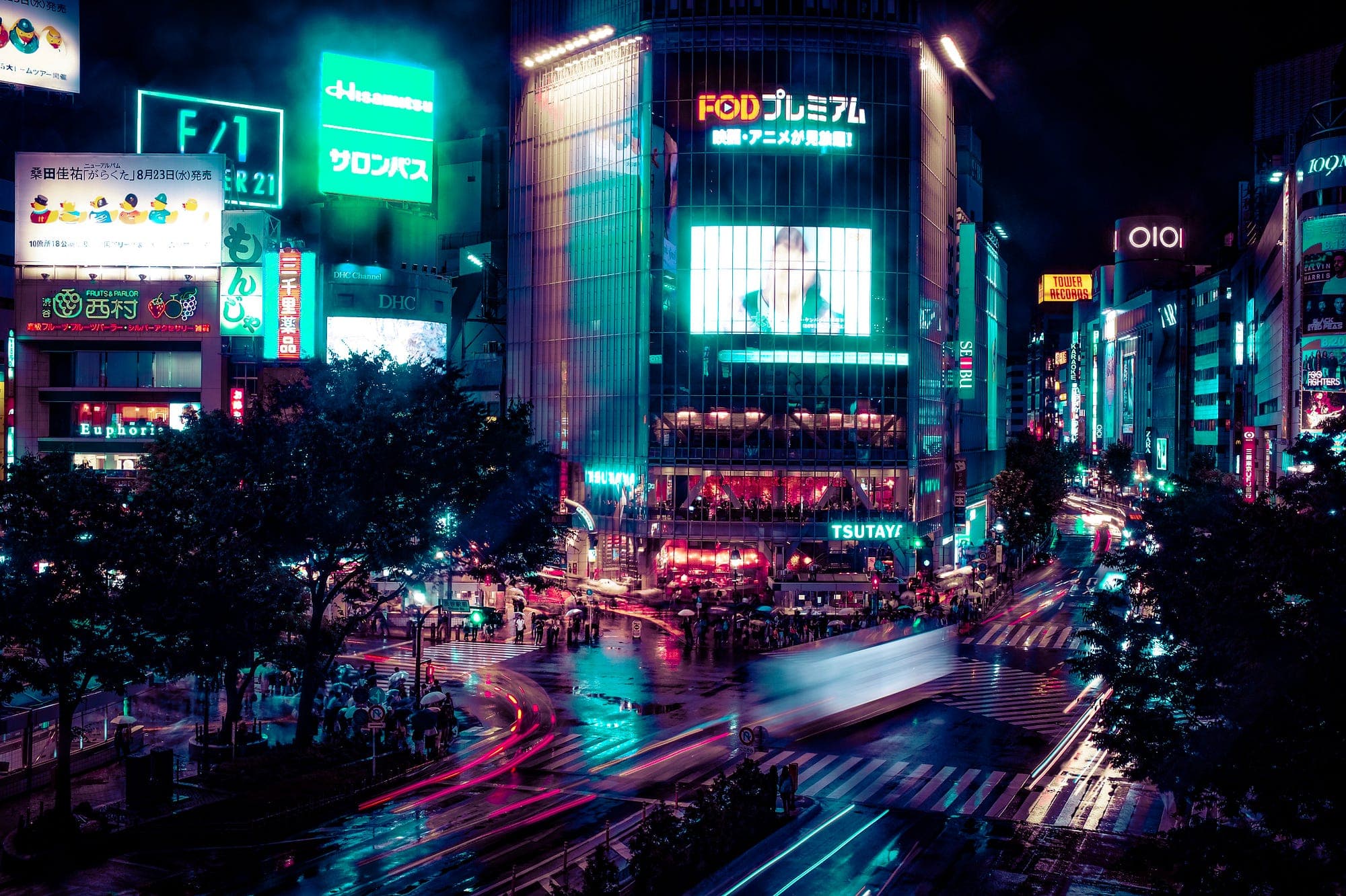 Futuristic cityscape